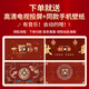 CLCEY结婚新娘坐福垫百福刺绣红色加大喜垫早生贵子女方出嫁压床福垫被 福气满满 坐福被金边刺绣_9898c