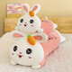 Mignon lapin oreiller fille dormant avec les jambes en peluche jouet lapin poupée Internet célébrité longue poupée meilleur ami cadeau heureux tous les jours 70cm