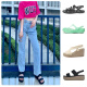 Crocs (Crocs) Zapatos para mujeres, sandalias de cuña transpirables liviables con suela gruesa, zapatos informales abiertos 6453 Flagnship oficial 203228-689-CORAL RED 36-37 (W6) 230 mm