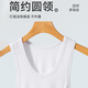 [100% cotton] American pure cotton vest for men summer sports fitness heavyweight sleeveless T-shirt men's vest undershirt white (100% cotton) 2XL [Suggested 140-159Jin [Jin equals 0.5 kg]]