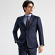 Zhuangji 120-count wool, cashmere and silk men's all-season suit, high-end business formal wear