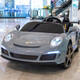 Cool Sun Genuine Porsche Children's Electric Car Toy Car Can Seat Four-Wheel Remote Control Kids Baby Baby Two-Seater Car Upgraded Gray + Soft Wheels + Two Seats + Remote Control