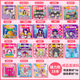 Ditu Magnetic Siet Book Girl Diy Princess Purple Girl наряжайте магнитную палку сильная магнитная палка Творческая игрушечная подарок [1 магнитный стиль] фиолетовый