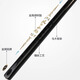 Pirli Chinese black eight billiard cue, through-pole and score-chasing billiard cue, small-head billiard cue, skyrocketing