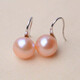 Earrings, ear hooks, short high heels, earrings, earrings for women, silver white beads
