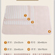 
Newborn baby urine septum waterproof and washable pure cotton breathable color cotton baby urine pad small leak-proof diapers diaper pad brown and white stripes 25*35 trial package 1