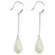 Danfei 2025 Pendientes de orquídeas para mujeres Temperamento literario de estilo retro Mujeres Pendientes hechos a mano Gancos de oreja PARES DE PARES 897