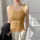 Summer nuevo chaleco sin mangas de algodón para mujeres que usan una camisa base con un ajuste delgado y versátil atuendo de mujeres, Z Yuren 1050 Green L