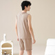 Yiduo pajamas pure cotton men's summer thin sleeveless simple five-point pants loose men's outer wear home clothing suit 13658 XL [Suggested 120-140Jin [Jin equals 0.5 kg]]