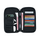 MPPMCKREEYEE Multifunktional Kartenpaket Passport Klapppartition Aufbewahrung Tragbares Brieftaschen wasserdichtes Kowloona Zertifikat Pack Elegantes schwarzes Kowloona Modell