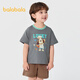 Balabala children's clothing boys short-sleeved children's t-shirt baby tops 2025 summer clothing cartoon cool 208225117111