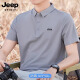 Jeep Spirit Jeep Camiseta de manga corta Camiseta de la solapa del polo de seda de verano de verano de los hombres Media manga rápida seca y transpirable casual BYBL-12358 WHITE M [sugerido 90-115Jin [Jin iguala 0.5 kg]]]