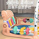 Baby toys have sounds and moves babies early childhood education 0-1 one to two and a half years old 6 six months old boys and girls 1. Increase the apricot color pedal piano + animal rattle [guardrail