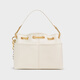 CHARLES&KEITH25夏新品柔软绳结链条包挂单肩托特包CK2-20782617 Cream奶白色 M