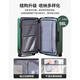 WEOBGR SABRE Swiss Army Knife Explosion-proof Zipper suitcase Large capacity 28 inches thickened check-in travel wide pull rod 32 Light luxury gray [YKK explosion-proof Zipper/Large capacity] 28 inches Can be checked-suitable for medium and long-term travel