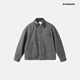 NANYI NHSUGOO / 3527 Spring Men's New Retro Workwear Detroit Jacket polyvalent courte et large veste gris foncé xl 151-170jin [Jin est égal à 0,5 kg]