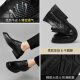 Red DRAGONFLY leather shoes for men in summer breathable and versatile British style business casual formal wear Block carved hollow derby sandals black 1381 sandals style 41 standard leather shoe size