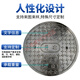 Zhongji Wanxing duktile Eisen runde Single Manloch Deckung Ersatz Manlohe Abdeckung Kellerschacht Cover Community Manloch Cover Manlohe Deckung Regenwasser Abwasser 690*60mm Single Manloch Cover