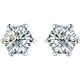 Fat Donglai same style pt950 platinum four-leaf clover earrings imported technology moissanite PT950 diamond earrings for women pure 2 carat moissanite square bag earrings with certificate