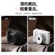 SONGDIAN digital camera front and rear dual camera 6400W high-definition micro-single camera vlog portable student entry camera Official standard black 256G memory