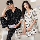 Langsha (Langsha) Couple pyjamas Summer Summer à manches courtes Coton Pure Cotton Carganan One Man and One Woman 2025 Nouveau ensemble de vêtements pour la maison d'été 695 couples [coton pur] 3xl Style masculin 170-200 Jin [Jin est égal à 0,5 kg]