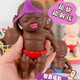 Internet celebrity's popular palm-pinch early education educational doll to vent toys small doll puzzle, a black baby pinch fun