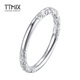 TTMIX couple platinum ring pt950 platinum men and women curly grass pattern new Chinese style gold hoop ring 10# 5.3-5.5g