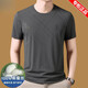 
Playboy (PLAYBOY) ice silk short-sleeved T-shirt for men for summer thin round neck ice silk half-sleeved men 2025 new T-shirt T 733 dark gray 4XL 190 suggestions 180Jin [Jin equals 0.5 kg]-200Jin [Jin equals 0.5 kg]