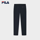 FILA 斐乐官方男士针织长裤2025夏季新款基础运动裤子 传奇蓝-NV M 170/80A/M