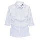 Hua Jiuqing Camisa de manga de 7 cuartos camisa resbaladiza de verano de alta gama Hombres de 7 tramas de 7 cuartos