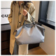Yunran Sac de voyage à courte distance sac de rangement léger sac portable de voyage de grande capacité de grande capacité gris de fitness sac de voyage sac gris grand