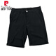 Pier Cardin no tiene elasticidad ni frescura, pantalones cortos de seda de hielo elásticos, de verano, slim informal recto de cinco puntos Simple Dark Grey 673 29