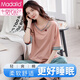 Pyjamas modal pour les femmes en été Xinjiang Cotton Coton Minage à manches courtes Set Two-Pice Set Spring and Automn Co dans la version peut être portée à l'extérieur des vêtements de maison YD7374 M (160) Recommandés poids 80-100