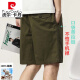 皮尔卡丹（pierre cardin）短裤男款夏季薄款纯棉中裤大码宽松休闲深蓝潮流5分外穿五分裤子 9224深蓝 M 【80-斤】