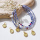 Chi Xing's new Chinese Tanzanite cut round beads multi-layer bracelets in ancient niche Xiaomi bead bracelet color gem handpieces adjustable women's bracelets