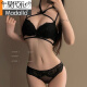 Modale sexy Unterwäsche für Frauen mit Bughecker Hals Sex Gathering Girl ohne Stahlringe ohne leere Tasse BH Set Purple Anzug 70a 32b