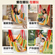Hanging Chair Dormitory Dormitory Hanging Chair College Student Artifact Hammock Canvas Indoor Horizontal Bar Swing Lazy Man-No Pillow Orange-No Pillow