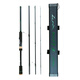 NS BlackHolens Links 2 Generation Multi-Knoten-Tragbare Köderstange Tilted Mandarin Fish Perch Stange Xianglin empfohlen 2 Generation Multi-Knot-Stab S-684ml Gerade Griff schnell (F)