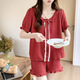 Xianxiyi Sommer Neue Wolke Baumwollpyjamas weibliche Prinzessinstil süße Heimkleidung Set JDX-9904C# 180 XL