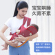 Kachi Muning Baby Armband Sommer atmungsaktives Netz Multifunktionales horizontaler vorderer Umarmung neugeborener Einzel- und Doppel Schultern, um einfaches Baby zu gehen, das Artefakt rosa kleines Tier atmungsaktivem Netzstil hält