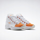 Reebok男女QUESTION MID橙脚趾复古拼色运动实战训练篮球鞋 HR1049(LSF01)-1 36