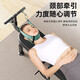 腰椎牵引器脊部柱拉伸医用抗阻训练器锻炼健身倒立机劲椎 增强款【腰部拉伸+升级省力手摇+舒适卡脚】