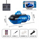 Remote control ship remote control mini submarine nuclear submarine charging model ship fish water tank yacht simulation speedboat green rotating technology speedboat 2 sections 7 remote control electric charging version + remote control battery + screwdriver