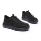 Brigjing summer breathable men's mesh shoes old Beijing cloth shoes men's lightweight hollow casual shoes middle-aged and elderly anti-slip soft-soled dad's shoes black 12353 40 (250mm)