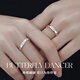 Central Chuang Fashion Chinese Gold Couple Rings Silver Rings for Men and Women as Birthday Gifts for Girlfriend and Wife