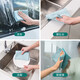 JIEYOUJIA fish scale rag glass wipes cleaning scouring pad absorbs water and is not easy to shed lint household kitchen table mirror towel 1 piece unpackaged please be careful when taking photos (colors are random)