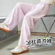 优优1点（Yoyo one）女童裤子春夏2025年新款儿童夏季防蚊裤冰丝速干运动裤大童弯刀裤 15251紫色 150 150cm