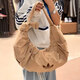 
Adidas (adidas) Clover Shoulder Bag Men's Bag Women's Bag New Cloud Croissant Croissant Clothes Crossbody Bag Leisure Bag Sports Bag KA9266 KA9272 Warm Sand Color Large 33*48cm