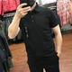 Tommy Hilfiger官方旗舰汤米夏季男士三粒扣修身商务弹力珠地短袖Polo衫 1#雾霾蓝灰色9892 462 修身弹力 S