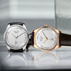 Boman Brand Watch Mechanical Watch Vollautomatisch importierte Bewegung Herren Uhrenkalender leuchtend wasserdichte Männer-Uhr-Klassiker [Sammlerversion] 3882 Belt Rose White-39mm Lifelong Garantie